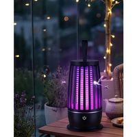 Elektrikli Sivrisinek Öldürücü Uv Işıklı Sessiz Çalışma Geniş Alan Etkili Gece Lambalı