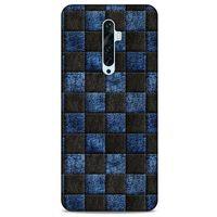 Oppo Reno 2z Kılıf Patchwork (9) Kılıf Siyah Mavi