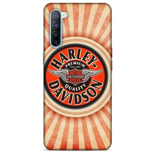 Oppo Reno 3 Uyumlu Kılıf Motorsiklet (43) Thin Fit Kılıf Harley