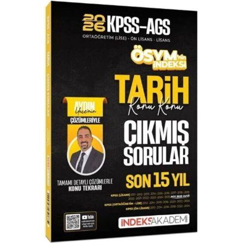 2026 KPSS MEB AGS Tarih ÖSYM nin İndeksi Konu Konu Çıkmış Sorular Son 15 Yıl İndeks Akademi