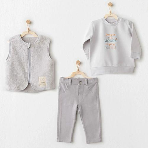 Hello Autumn 3'lü Takım Grey
