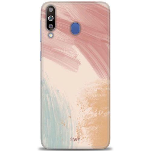 Samsung Galaxy M30 Kılıf HD Baskılı Kılıf - Soft Renkler + Tam Ekran Koruyucu
