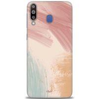 Samsung Galaxy M30 Kılıf HD Baskılı Kılıf - Soft Renkler + Tam Ekran Koruyucu