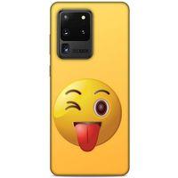 Emojix (42) Samsung Galaxy S20 Ultra Kılıf Silikon Kapak Desenli
