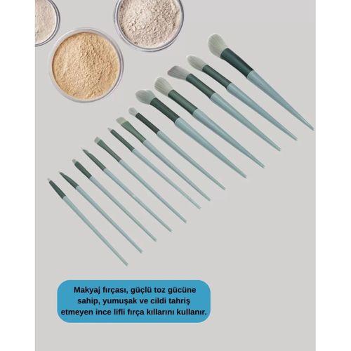 Profesyonel Kullanıma Uygun 13 Parça Makyaj Fırçası Takımı Fiber Kıllı