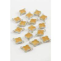 Çiçek Çift Kulplu Mineli Bileklik ve Kolye Ucu Aparatı 1 Adet