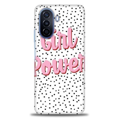 Huawei Nova Y70 Kılıf HD Baskılı Kılıf - Girl Power + Tam Ekran Koruyucu