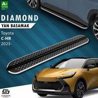 S-Dizayn Toyota C-HR 2 Diamond Krom Yan Basamak 173 Cm 2023 Üzeri A+ Kalite