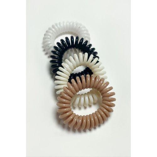 100 Adet Renkli Makarna Lastik Toka 3,5 cm