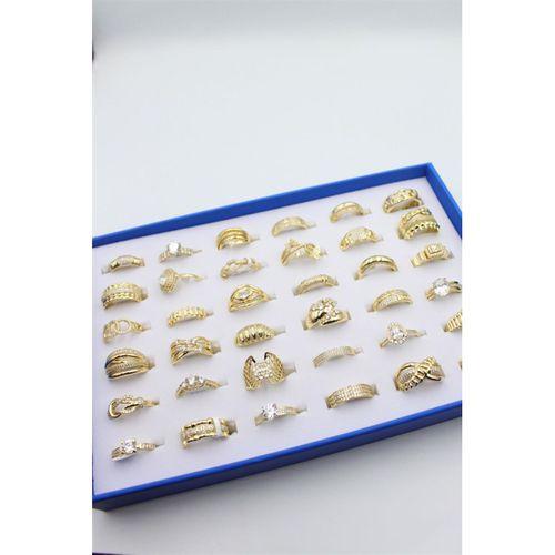 36'lı Xuping Yüzük Seti - Altın