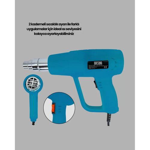 Endüstriyel 2000w Isı Tabancası Plastik Boru Lehim Boya Çıkarma