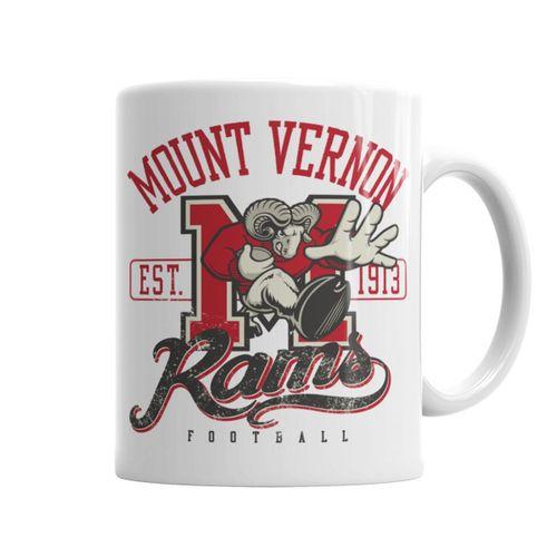 Rams Mount Vernon Kupa Bardak Porselen