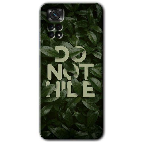 Xiaomi Redmi Note 11 5G Global HD Baskılı Kılıf + 9D Tam Ekran Koruyucu - Do Not Hide