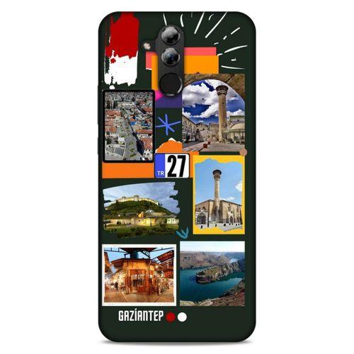 Lopard Huawei Mate 20 Lite Uyumlu Kılıf Şehirli ※ (27) Gaziantep Tasarımlı Kılıf