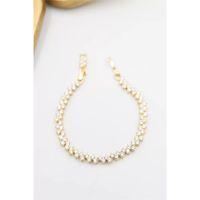 Taşlı Xuping Vip Bileklik - Altın