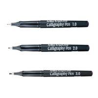 ARTLİNE ERGOLİNE CALLİGRAPHY PEN (1.0-2.0-3.0 BLACK SET ) (Üç Adet )