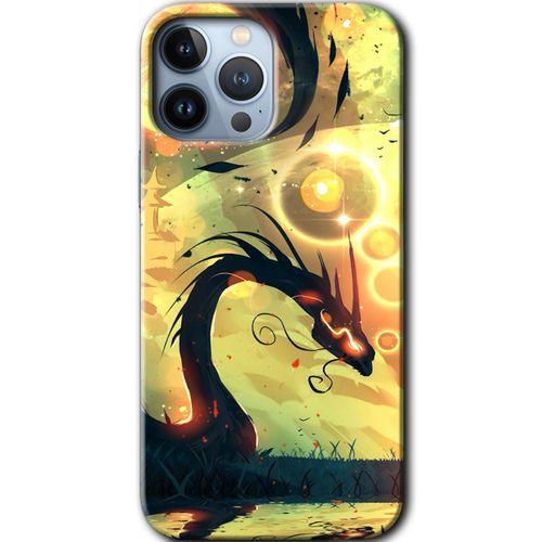 iPhone 13 Pro HD Baskılı Kılıf + 9D Tam Ekran Koruyucu - Digital Dragon