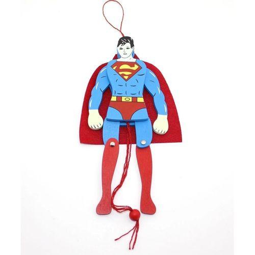 Ahşap Salanan Süperman Figürü