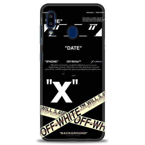 Samsung Galaxy A20 Kılıf HD Baskılı Kılıf - Date + Tam Ekran Koruyucu