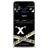 Samsung Galaxy A20 Kılıf HD Baskılı Kılıf - Date + Tam Ekran Koruyucu