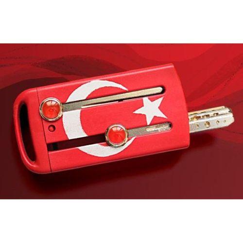 Slot Ayyıldız Anahtarlık Anahtar Kabı 4 Adet Boncuklu