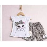 9/24 Ay Leopar Kedi Baskılı Bebek Takımı