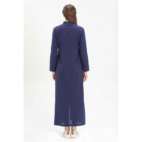 Cemre Şile Bezi Mevsimlik Ferace Mor Mor