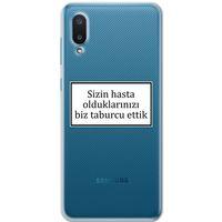 Galaxy A02 Kılıf HD Yazı Baskılı Silikon Arka Kapak - Yazı 1