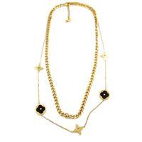 Vc Yonca Kolye - Altın