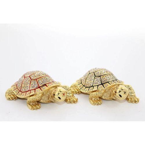 Swaroski Taşlı Kaplumbağa Figürü