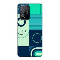 Xiaomi Mi 11T 5G Uyumlu Kılıf Insomnia (10) Full Koruma Kılıfı Yeşil Lacivert