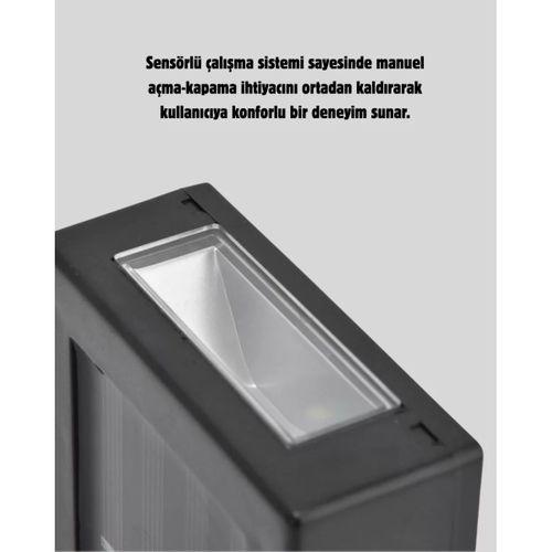 Solar Güçlü 6 Led Dış Mekan Lambası – Otomatik Aç/kapa Işık Sensörlü Aydınlatma
