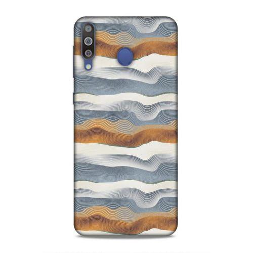 Samsung Galaxy M30 Uyumlu Kılıf Romans (14) Lansman Kılıf Beyaz Gri