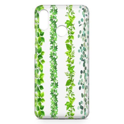 Huawei Nova 3e Kılıf Asma Yaprak Arka Kapak Koruma Desenli Full Koruyucu