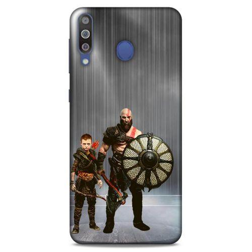 Lopard Samsung Galaxy M30 Uyumlu Kılıf GameX (29) Arka Koruma Kılıfı God War