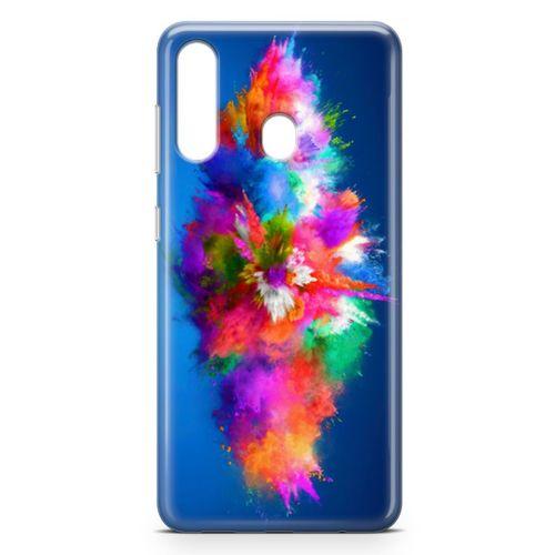 Samsung Galaxy A20s Kılıf Toz Bombası Arka Kapak Koruma Desenli Full Koruyucu