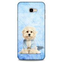 Samsung Galaxy J4 Plus Kılıf Köpek Kıyafetleri (20) Koruyucu Kılıf Maltese Pijama