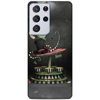 Lopard Samsung Galaxy S21 Ultra Uyumlu Kılıf Manipülasyon ☻ (44) Tough Armor Kılıf Desenli