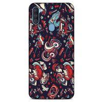 Retro (6) Desen Silikon Kılıf Renkli Samsung Galaxy A11 Kılıf