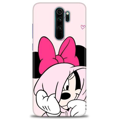 Xiaomi Redmi Note 8 Pro Kılıf HD Baskılı Kılıf - Pink + Tam Ekran Koruyucu