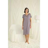 Yakası Dantelli Kısa Kollu Gecelik