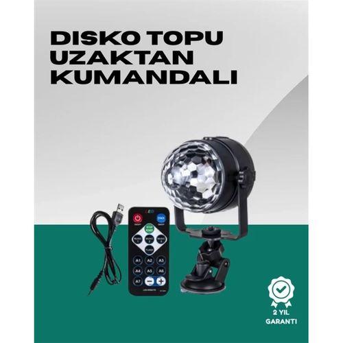 7 Farklı Aydınlatma Modu Ve Ses Sensörlü Disko Topu Lambası