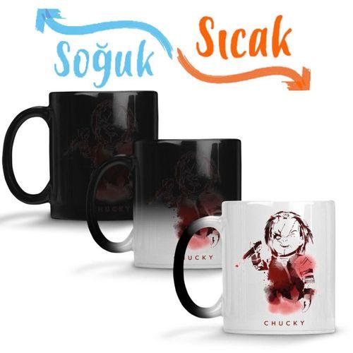 Child's Play Chucky Sihirli Kupa Bardak Porselen