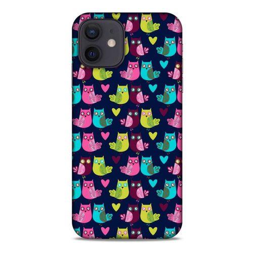 Baykuşlar (47) Desenli Silikon Kapak Telefon Kabı Apple iPhone 12 Kılıf
