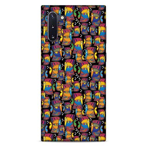 Lopard Samsung Galaxy Note 10 Uyumlu Kılıf Soyut Sanat (27) Baskılı Tasarımlı Kılıf