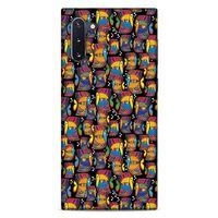 Lopard Samsung Galaxy Note 10 Uyumlu Kılıf Soyut Sanat (27) Baskılı Tasarımlı Kılıf