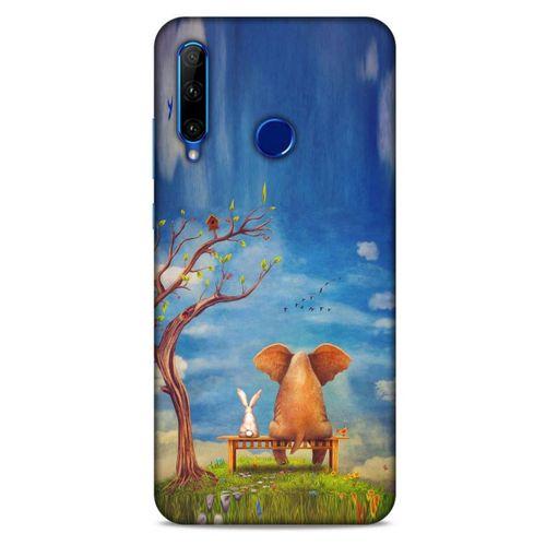 Huawei Y6P Kılıf Depresyon (28) Arka Kapak Kırmızı Siyah