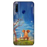 Huawei Y6P Kılıf Depresyon (28) Arka Kapak Kırmızı Siyah