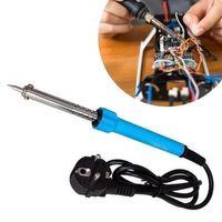 ® 40w Plastik Saplı Elektrikli Döner Başlıklı Havya Kalemi Elektrikli Döner Başlı Lehim Kalemi