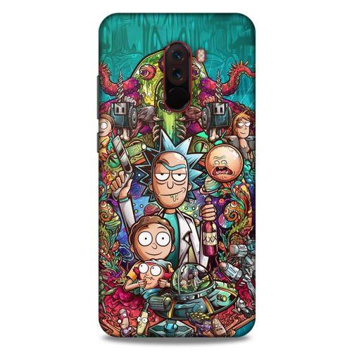 Xiaomi Pocophone F1 Uyumlu Kılıf Rick And Morty (32) Soft Silikon Kılıf Cronenberg Morty